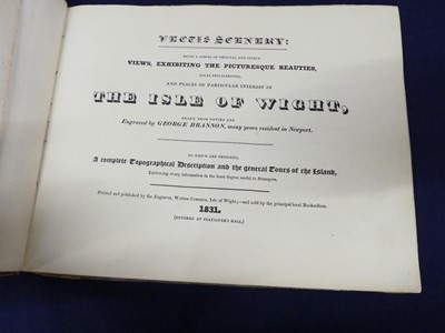 Lot 2015 - Brannon, George: Views In The Isle Of Wight,...