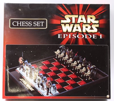 Lot 1638 - A Star Wars Episode One chess set, housed in...