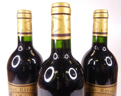 Lot 1023 - Chateau Batailley 1999 Pauillac, three bottles