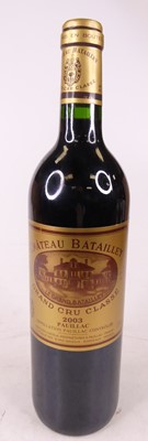 Lot 1110 - Chateau Batailley 2003 Pauillac, one bottle