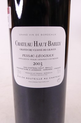 Lot 1026 - Chateau Haut-Bailly 2003 Pessac-Leognan, one...