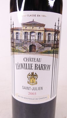 Lot 1027 - Chateau Leoville Barton 2003 Saint Julien, one...