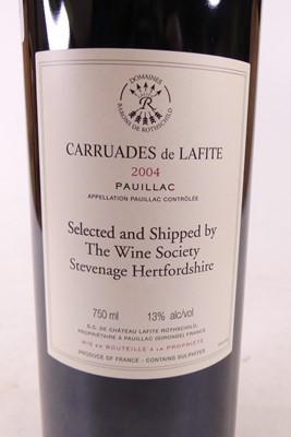 Lot 1028 - Carruades de Lafite 2004 Pauillac, one bottle