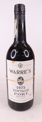 Lot 1345 - Warre's Vintage Port 1975, one bottle
