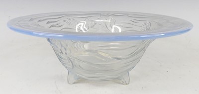 Lot 549 - A 1930s Joblings moulded glass opalescent...
