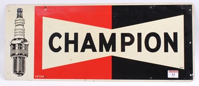 Lot 82 - An original late 1960s Champion Spark Plugs...