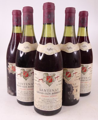 Lot 1134 - Albert Morey Santenay Grand Clos Rousseau 1980...