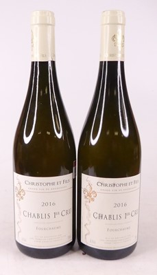 Lot 1248 - Christophe et Fils, Fourchaume 2016 Chablis...