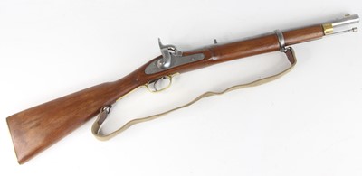 Lot 325 - An Indian percussion carbine, having a 45cm...