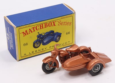 Lot 1343 - Matchbox Lesney No. 66 Harley Davidson...