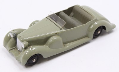 Lot 1127 - Dinky Toys No. 36C Lagonda comprising grey...