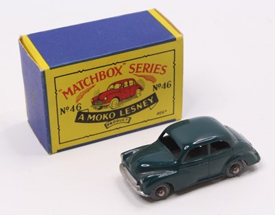 Lot 1335 - Matchbox Lesney No. 46 Morris Minor 1000 with...