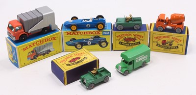 Lot 1371 - Matchbox Lesney boxed and loose model group of...