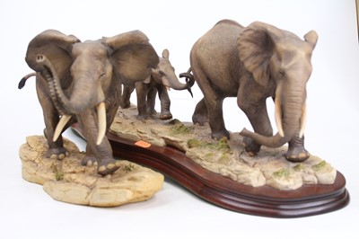 Lot 20 - A Border Fine Arts model of an elephant,...