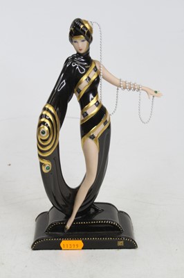 Lot 22 - A Franklin Mint porcelain figure of a lady...