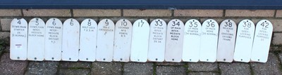 Lot 109 - A collection of British Railways melamine...