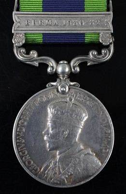 Lot 126 - An India General Service medal (1908-1935),...