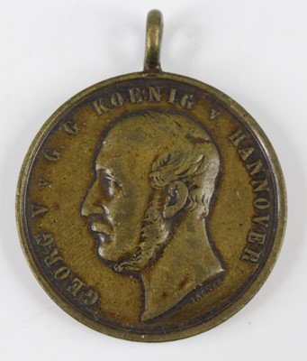Lot 135 - A Langensalza Medal, in bronze, naming J....
