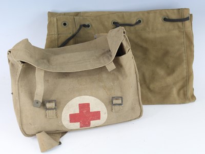 Lot 306 - A British Army 1937 webbing pattern First Aid...