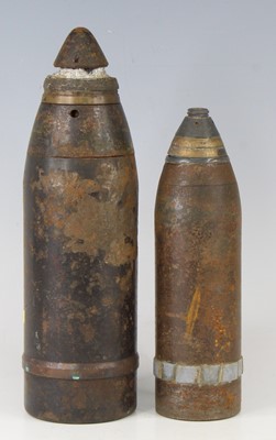 Lot 204 - An inert WW I Austrian projectile with fuse,...