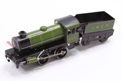 Lot 313 - Bing clockwork 0-4-0 loco & tender No.4472...