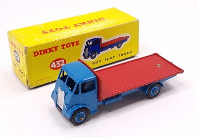 Lot 1017 - Dinky Toys No. 432 Guy flat truck comprising...