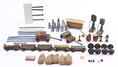 Lot 329 - Small box containing various ‘loads’ – Hornby...