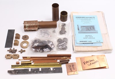 Lot 339 - Various castings and parts to make a Kennion...