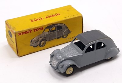 Lot 1039 - French Dinky Toys No.24T 2CV Citroen,...