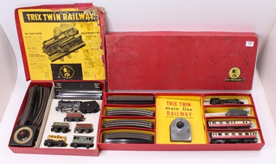 Lot 584 - Two Trix train sets: Passenger with 4-4-0...