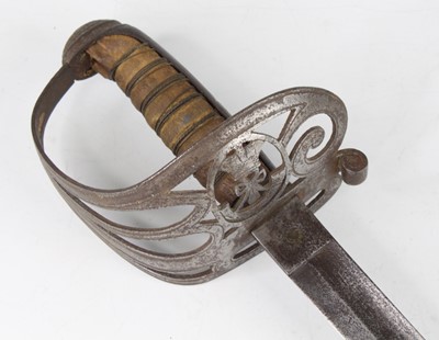 Lot 105 - A British 1827 pattern Rifle Officer's sword,...
