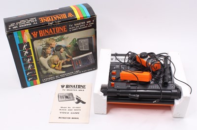 Lot 1630 - A boxed Binatone TV Master Mk6 black & white...