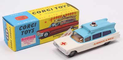 Lot 1233 - A Corgi Toys No. 437 Super Ambulance on...