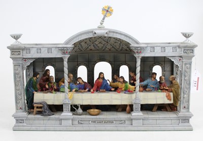 Lot 212 - A Danbury Mint model of The Last Supper, width...