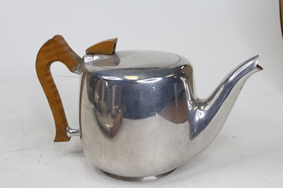 Lot 131 - A piquet ware six piece tea and coffee service...