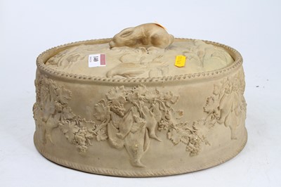 Lot 140 - A 19th century Wedgwood cane ware game tureen,...