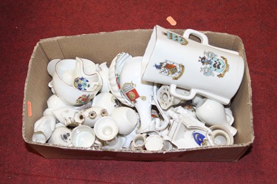 Lot 221 - A collection of crested wares to include Goss...