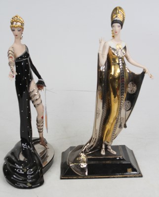 Lot 263 - A Franklin Mint porcelain figure 'Pearls &...