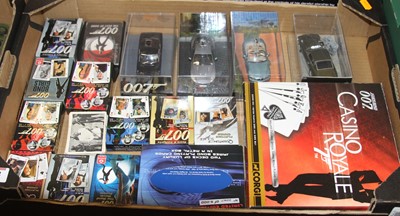 Lot 1512 - A quantity of James Bond related collectables...