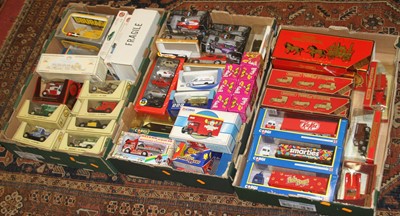 Lot 1525 - Three boxes of reproduction diecast vehicles...