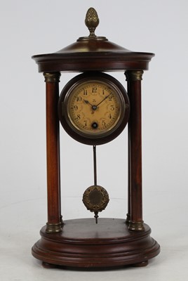 Lot 182 - An early 20th century portico clock, being of...