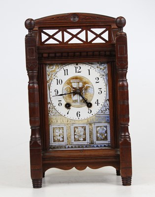 Lot 183 - A late Victorian walnut Aesthetic Movement...