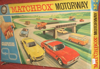 Lot 1572 - A Matchbox Motorway M-2 gift set and a Duette...