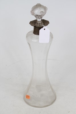 Lot 301 - A late Victorian glass decanter and stopper,...