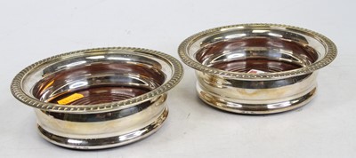 Lot 308 - A pair of Victorian style silver plated wine...