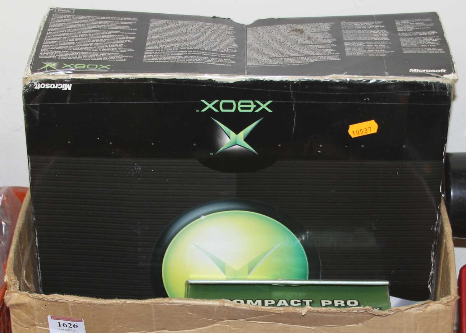 Lot 1626 - An original Xbox by Microsoft gaming console...