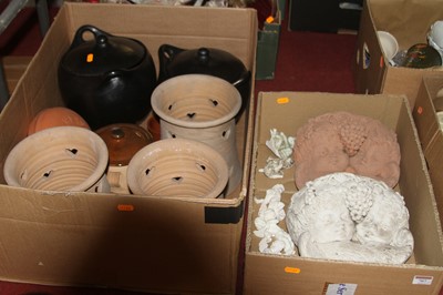 Lot 707 - Two boxes of mixed ceramics, to include...