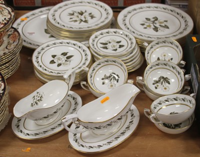 Lot 680 - A Royal Worcester Bernina pattern dinner service