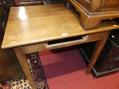 Lot 1211 - A 19th century provincial mahogany side table...