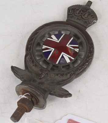 Lot 607 - An early 20th century car badge for The Royal...